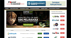 Desktop Screenshot of pokeri-casinos.com